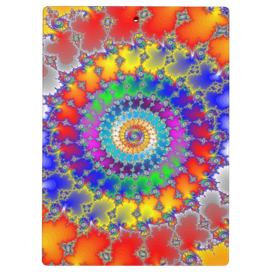 Psychedelic Fractal Klembord (Achterkant)