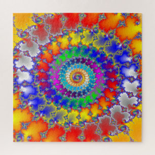 Psychedelic Fractal Legpuzzel