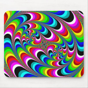 Psychedelic - Fractal Mousepad Muismat