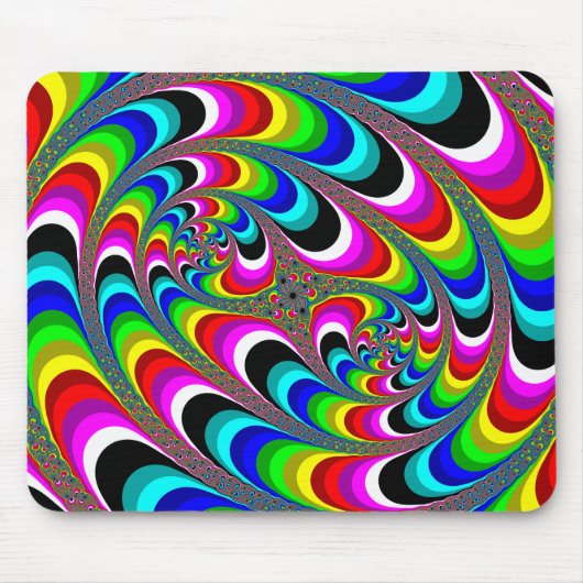 Psychedelic - Fractal Mousepad Muismat (Voorkant)