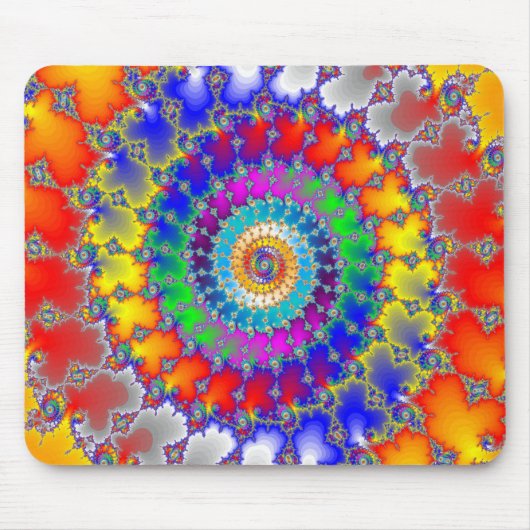 Psychedelic Fractal Muismat (Voorkant)