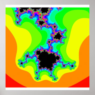 Psychedelic Fractal Poster