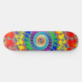 Psychedelic Fractal Skateboard (Horizontaal)