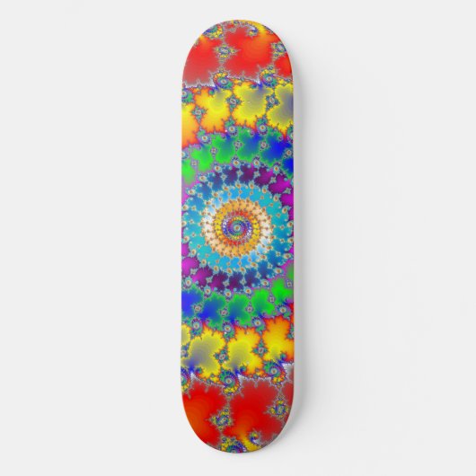 Psychedelic Fractal Skateboard (Voorkant)