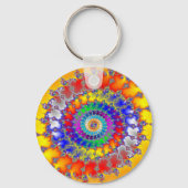 Psychedelic Fractal Sleutelhanger (Achterkant)