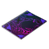 Psychedelic Fractal Spiral Notebook Notitieboek (Linkerzijde)