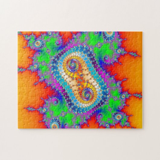 Psychedelic Fractal Spirals Legpuzzel (Horizontaal)