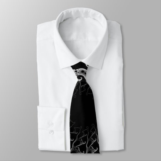Psychedelic Fractal Spirals: Necktie Stropdas (Gebonden)