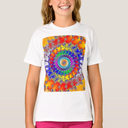 Psychedelic Fractal T-shirt (Voorkant)