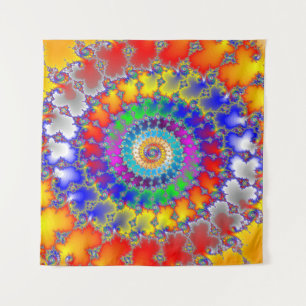 Psychedelic Fractal Wandkleed