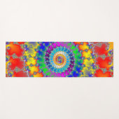 Psychedelic Fractal Yogamat (Voorkant (horizontaal))