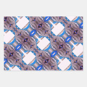 Psychedelic Fun Fractal Pattern & Text Inpakpapier Vel (Voorkant 2)