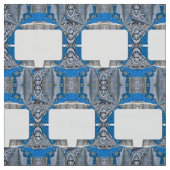 Psychedelic Fun Fractal Pattern & Text Stof (Swatch)