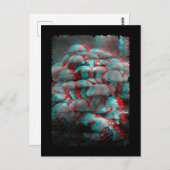 Psychedelic Fungi Vaporwave Crazy Mind Pushrooms Briefkaart (Voorkant / Achterkant)