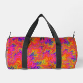 Psychedelic Funky Hippie Boho Neon Rainbow Fractal Plunjezak (Achterkant)