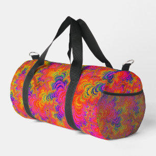 Psychedelic Funky Hippie Boho Neon Rainbow Fractal Plunjezak
