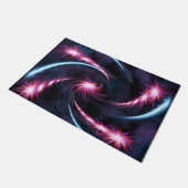 Psychedelic Galaxy Swirl Design Deurmat (Schuin)