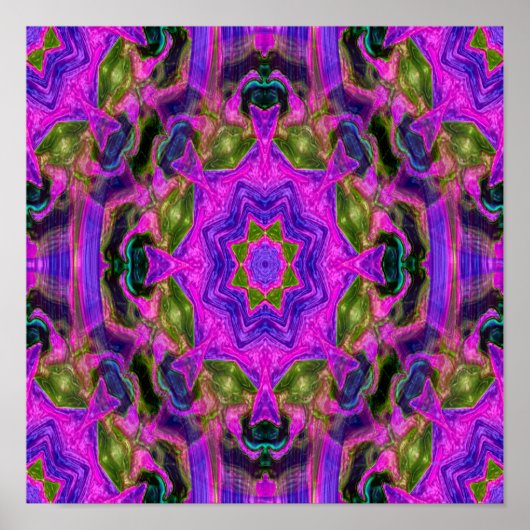 Psychedelic Garden.... Poster (Voorkant)
