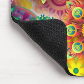 Psychedelic Gepersonaliseerd Mousepad, Tie Dye Muismat (Hoek)