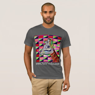 Psychedelic Giraffe T-Shirt door NJPunks