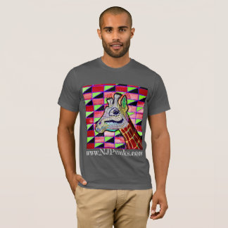 Psychedelic Giraffe T-Shirt door NJPunks