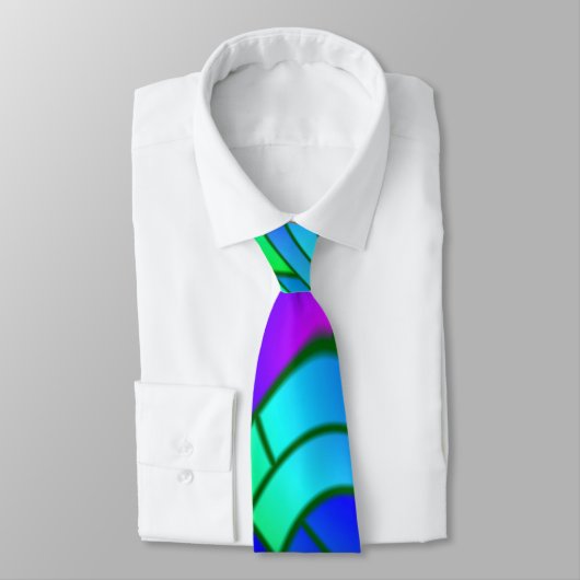 Psychedelic Glas in lood Pattern Stropdas (Gebonden)