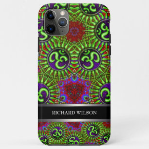 Psychedelic GOA OM Pattern Galaxy S5 iPhone 11 Pro Max Hoesje