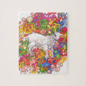 Psychedelic Goat Legpuzzel (Verticaal)