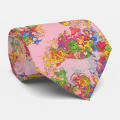 Psychedelic Goat Stropdas (Opgerold)