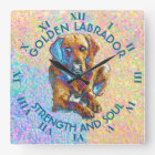 Psychedelic Golden Labrador Retriever