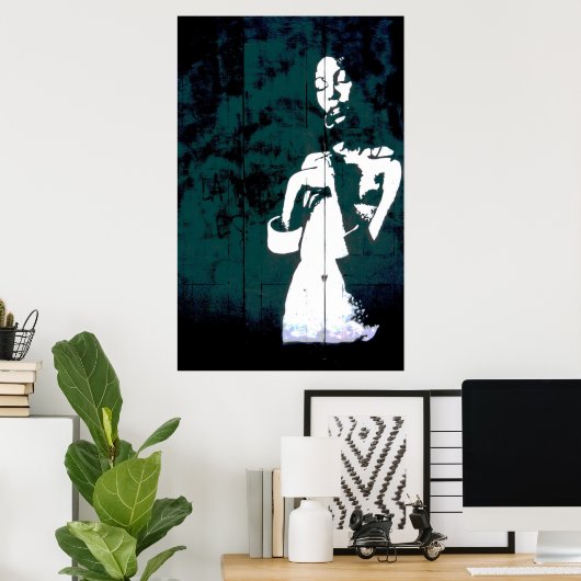 psychedelic graffiti Print (Thuiskantoor)