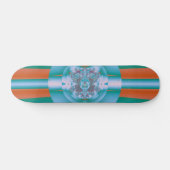 Psychedelic Green Skateboard (Horizontaal)