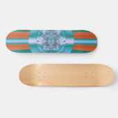 Psychedelic Green Skateboard (Horizontaal)
