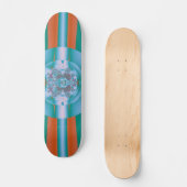 Psychedelic Green Skateboard (Voorkant)