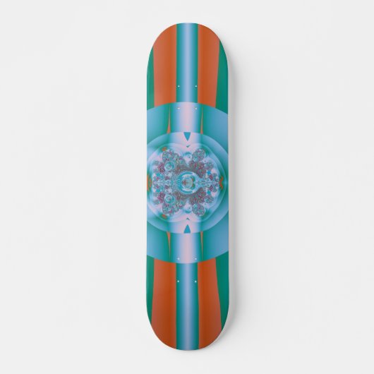 Psychedelic Green Skateboard (Voorkant)
