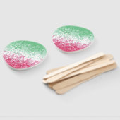 Psychedelic Groovy Abstract Abrosexual Pride Flag Handwaaier (Niet-gemonteerd)