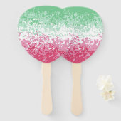 Psychedelic Groovy Abstract Abrosexual Pride Flag Handwaaier (Voorkant en achterkant)