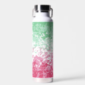 Psychedelic Groovy Abstract Abrosexual Pride Flag Waterfles (Voorkant)
