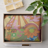 Psychedelic Groovy Retro Tissue Paper Tissuepapier (Geschenk)