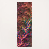 Psychedelic Groovy Trippy Funky Kleurrijke Fractal Yogamat (Voorkant)