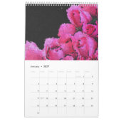 Psychedelic Grunge Rozen Kalender (Jan 2027)