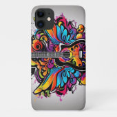 Psychedelic Guitar Case-Mate iPhone Case (Achterkant)