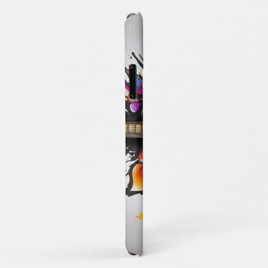 Psychedelic Guitar Case-Mate iPhone Case (Achterkant/rechts)
