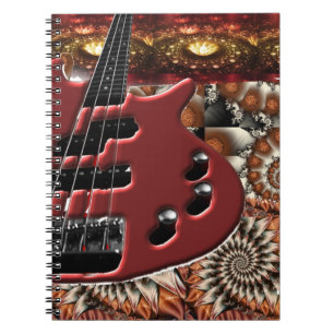 Psychedelic Guitar-laptop Notitieboek
