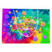 Psychedelic Happy Birthday Cadeau Sac HAMbyWG (Dos)