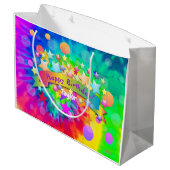 Psychedelic Happy Birthday Cadeau Sac HAMbyWG (Dos Angle)