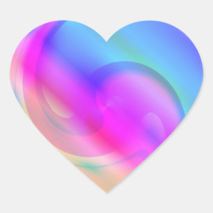 Psychedelic Hart Sticker