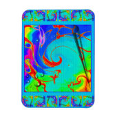 Psychedelic Haze Magneet (Verticaal)