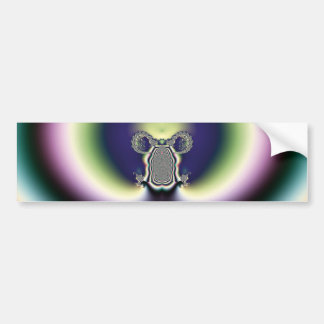 Psychedelic Heart Bumpersticker