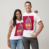 Psychedelic Heatwave Face Tee T-shirt (Unisex)